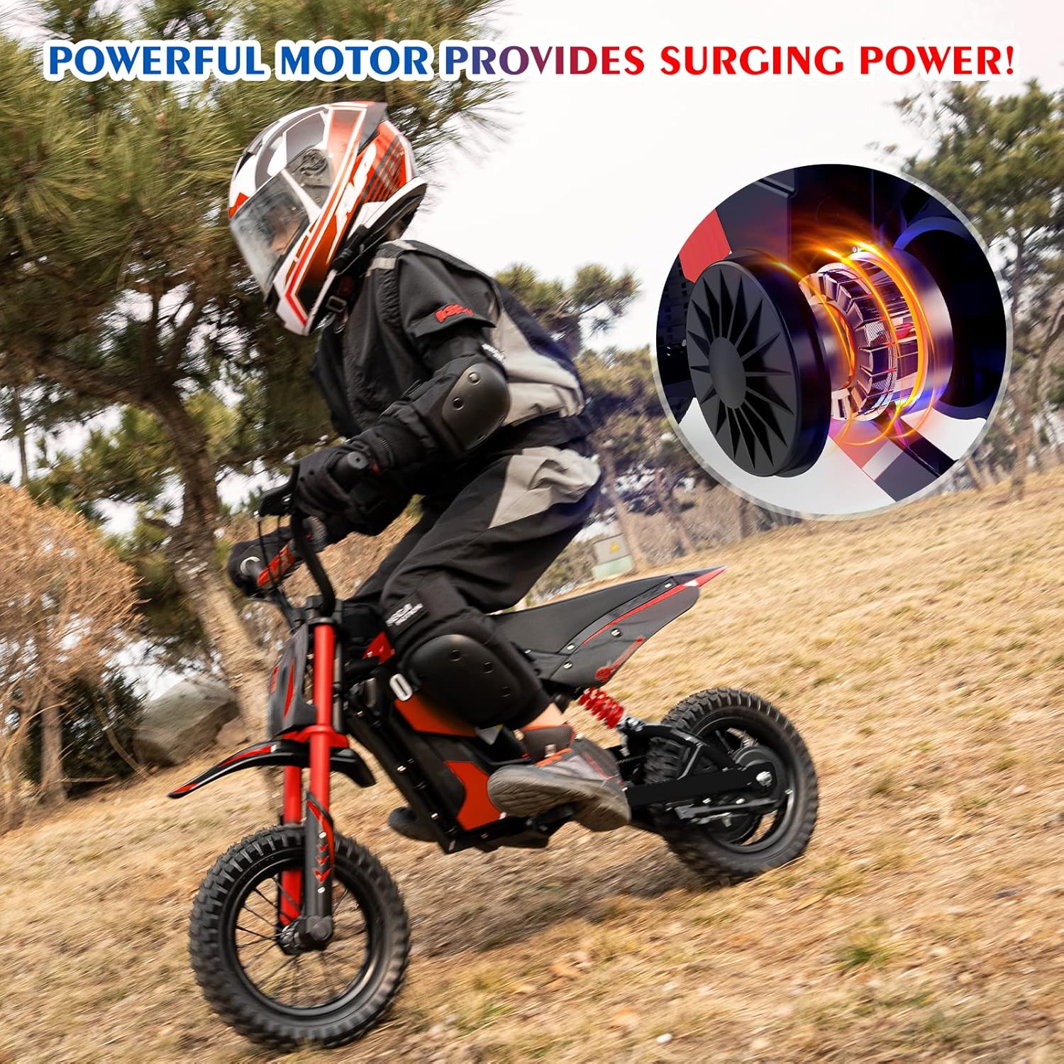 Thumbnail 5 de EVERCROSS EV12M Elektro-Motorrad für Kinder (300 W, 3 Geschwindigkeitsmodi, bis 15 km Reichweite)
