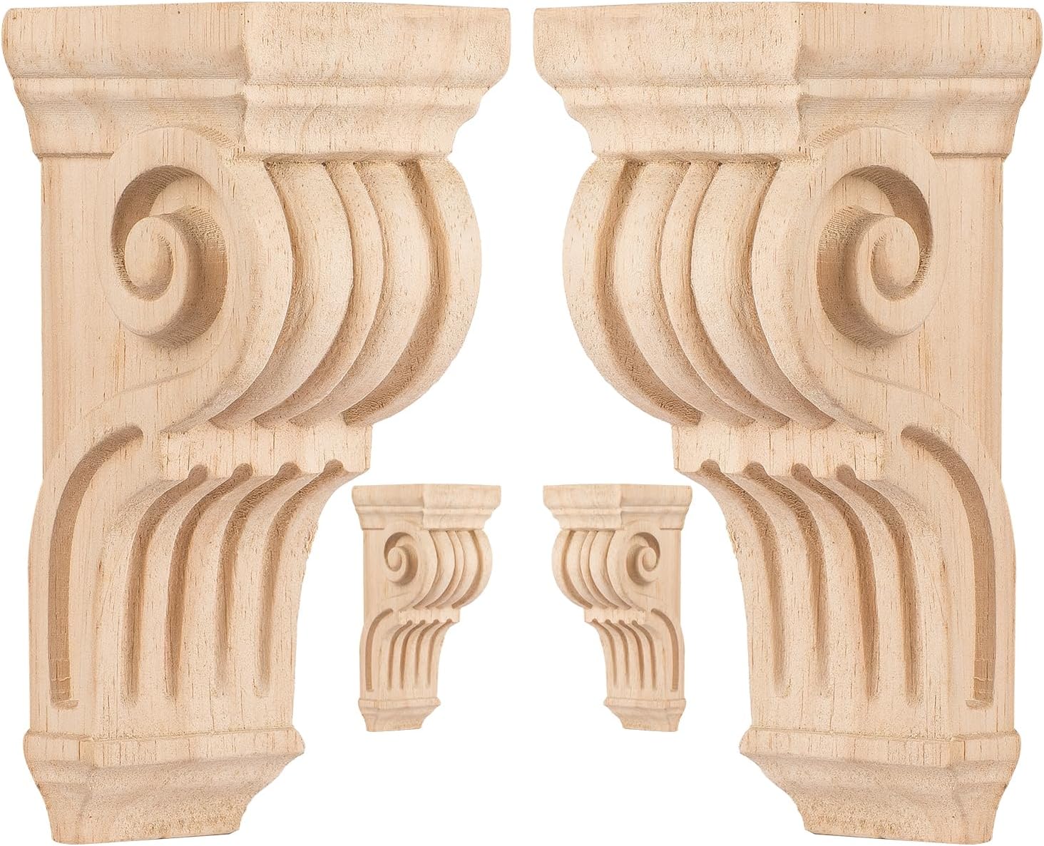 Detalle 2 de TCHOSUZ Wood Carved Corbels, Hardwood