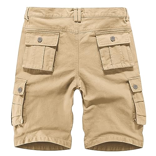 Thumbnail 2 de APTRO Mens Cargo Shorts Combat Casual Cotton Shorts with Multi Pockets – CS05 Khaki
