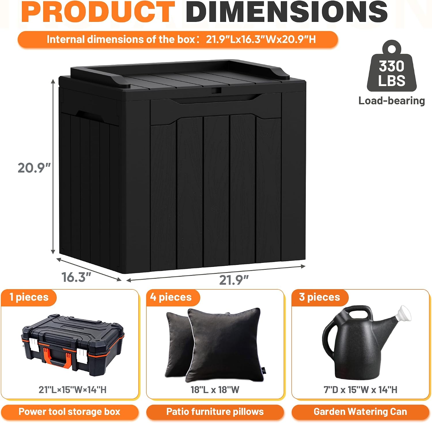 Thumbnail 6 de Acurax Deck Box 32 Gallon