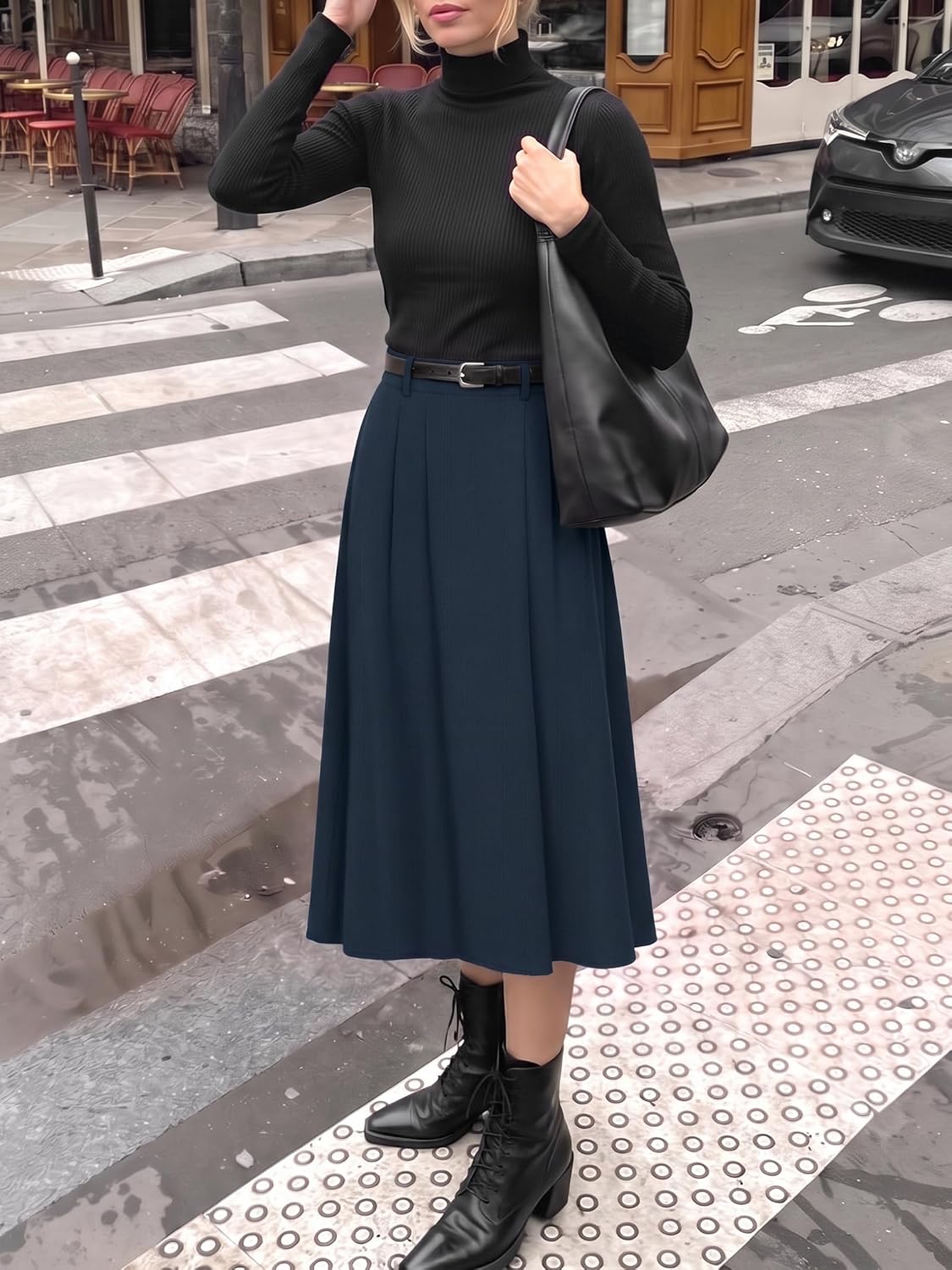 Detalle 1 de Casly Lamiit A-Line Midi Skirt