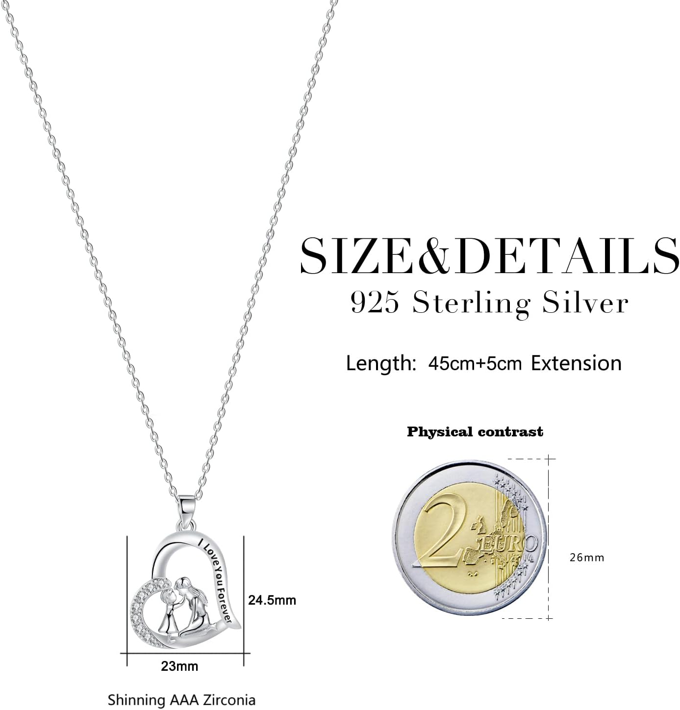 Thumbnail 5 de Yinsen Collar plata 925 45+5 cm