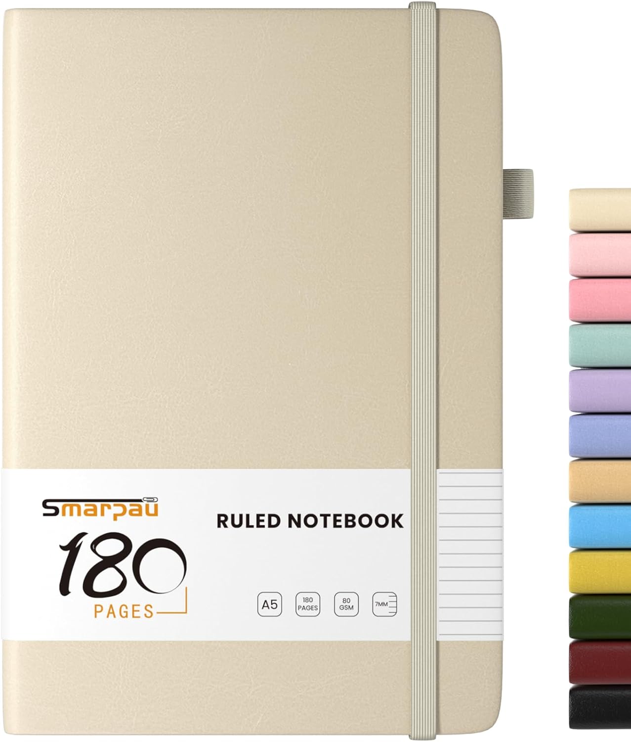 Detalle de Notizbuch A5 Lined Journal 14,5 x 21 cm Beige