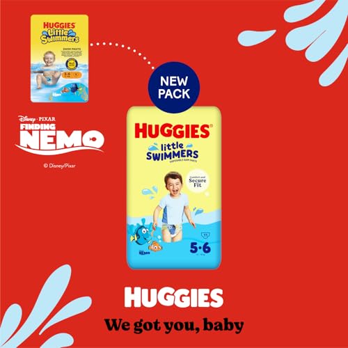 Detalle de Huggies Little Swimmers Size 5-6 Swim Nappies (33 Pants) with Maximum Protection