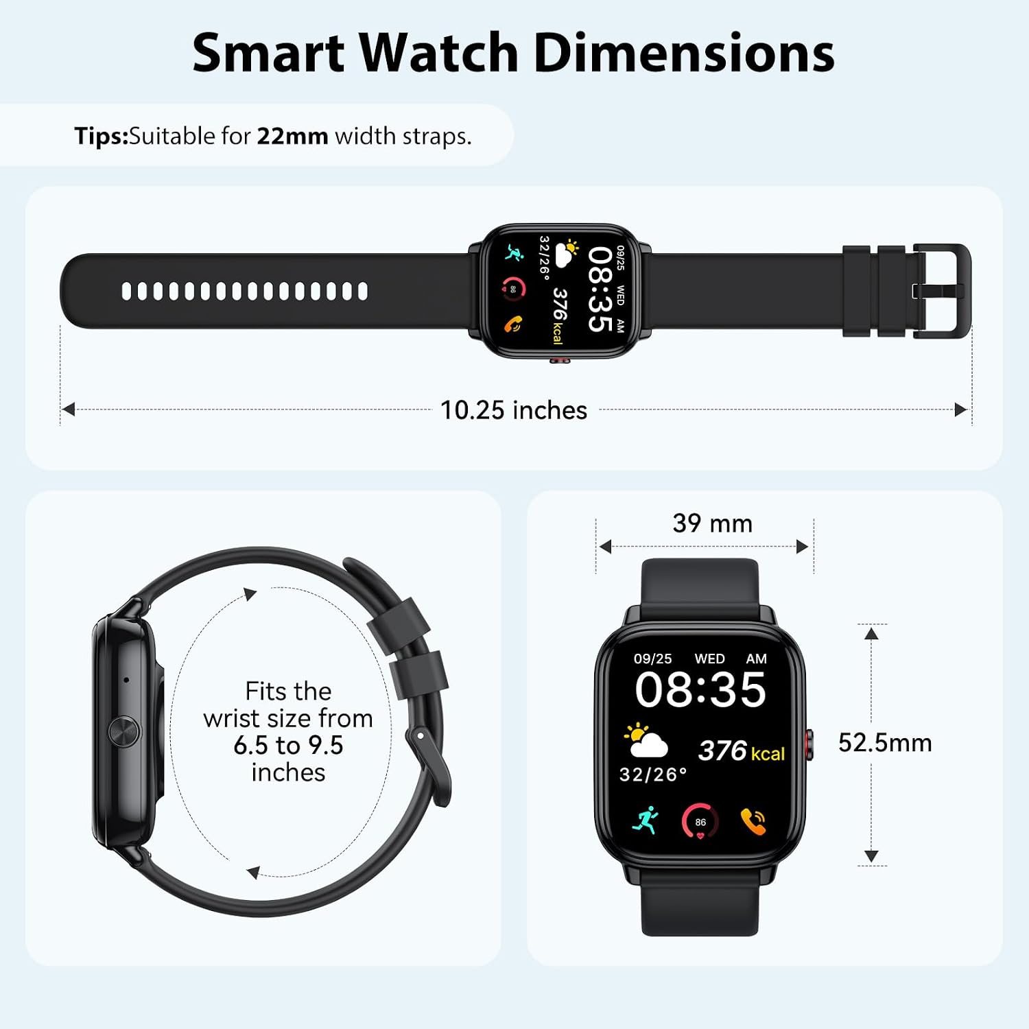 Detalle de Smart Watch For Men Women 20‑day battery