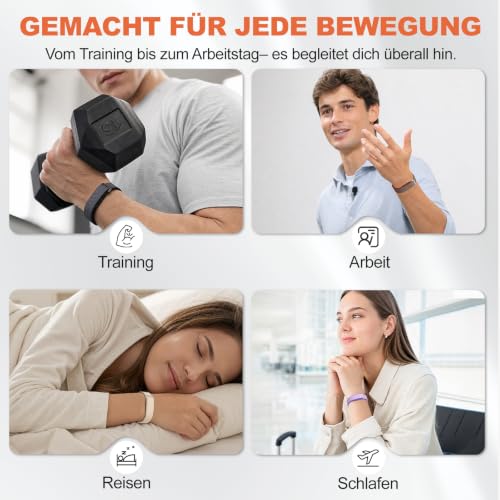 Detalle de Polyjoy Nylon Loop Armband für Google Fitbit Air Band mit Metall Buckle