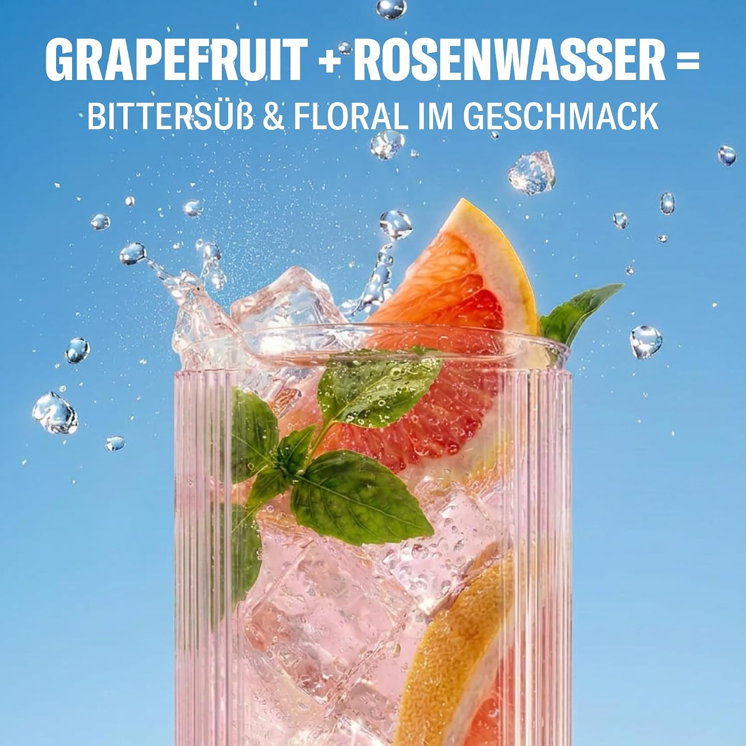 Detalle 2 de waterdrop Mocktail Set – 36 Würfel Drops (Mojito, Apfel, Grapefruit) mit Vitaminen, zuckerfrei