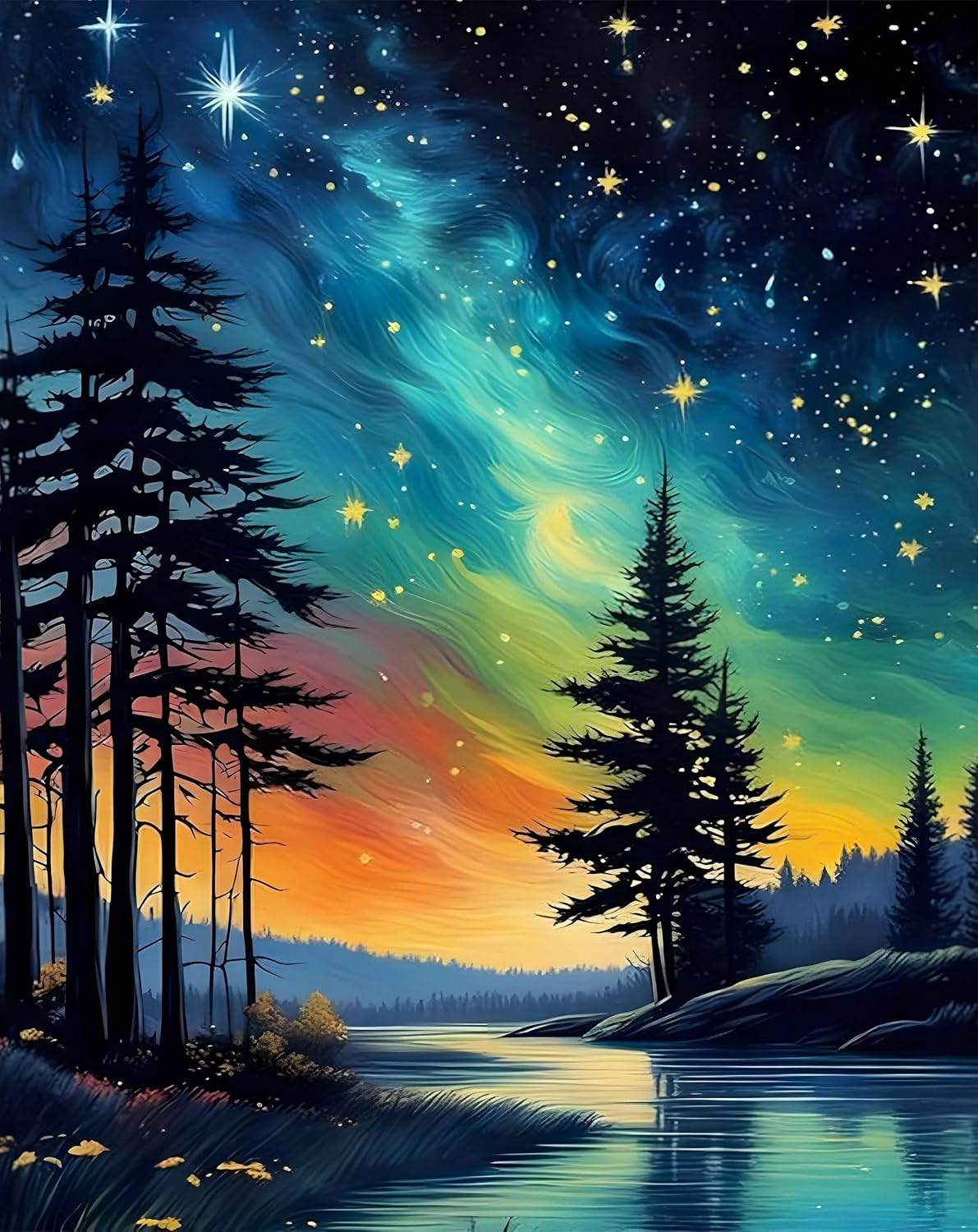 Detalle de Nordlicht Jigsaw Puzzle 1000 Teile 70 x 50 cm