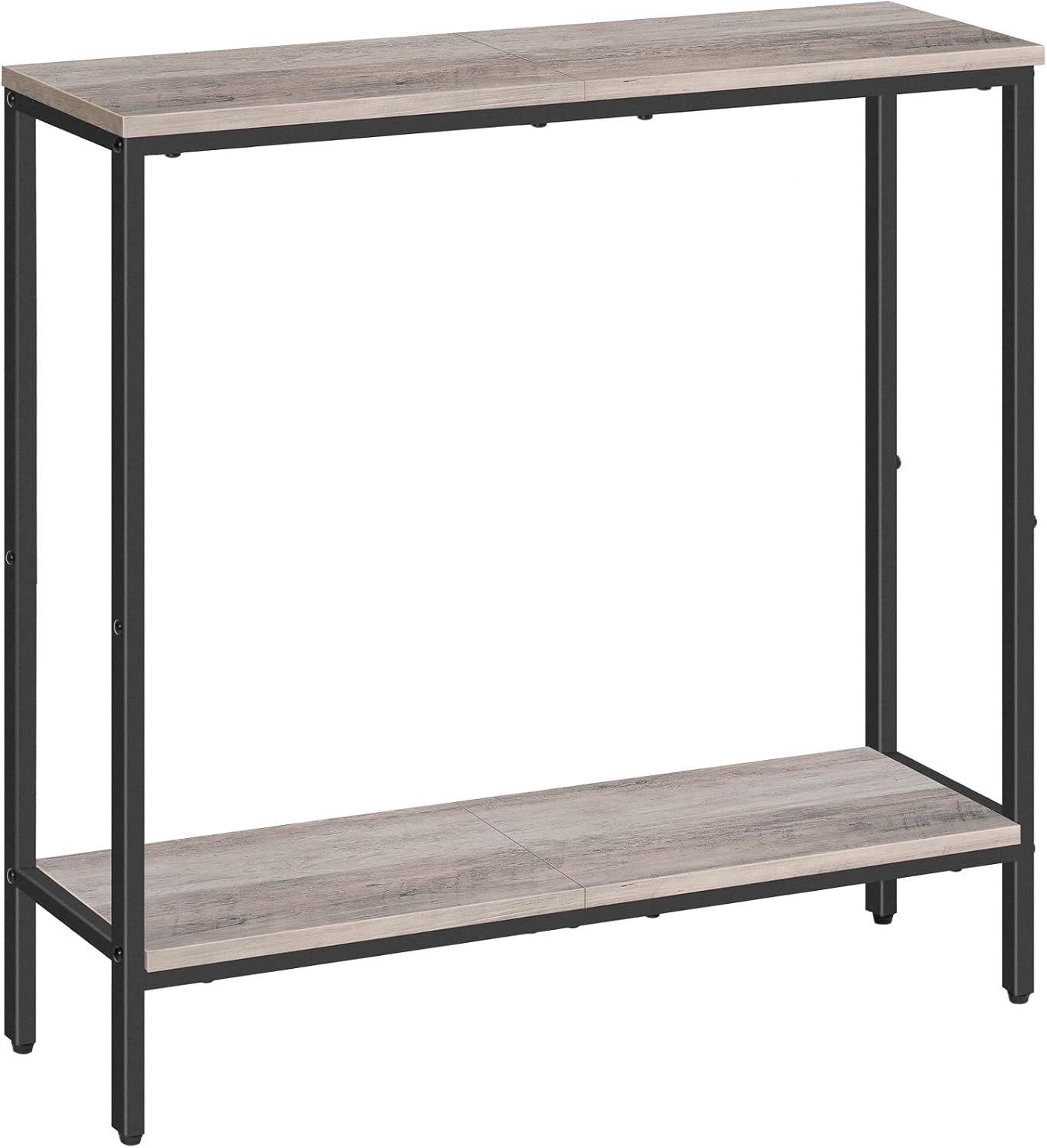 HOOBRO Consolle Ingresso 75 x 22 x 75 cm – Tavolo Console Stretto in Bianco