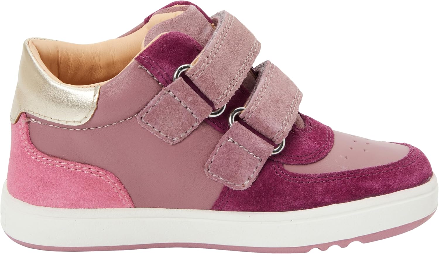 Detalle 2 de Geox Baby Mädchen B Biglia GirlFirst Walker Schuh – atmungsaktiver Lauflernschuh für erste Schritte