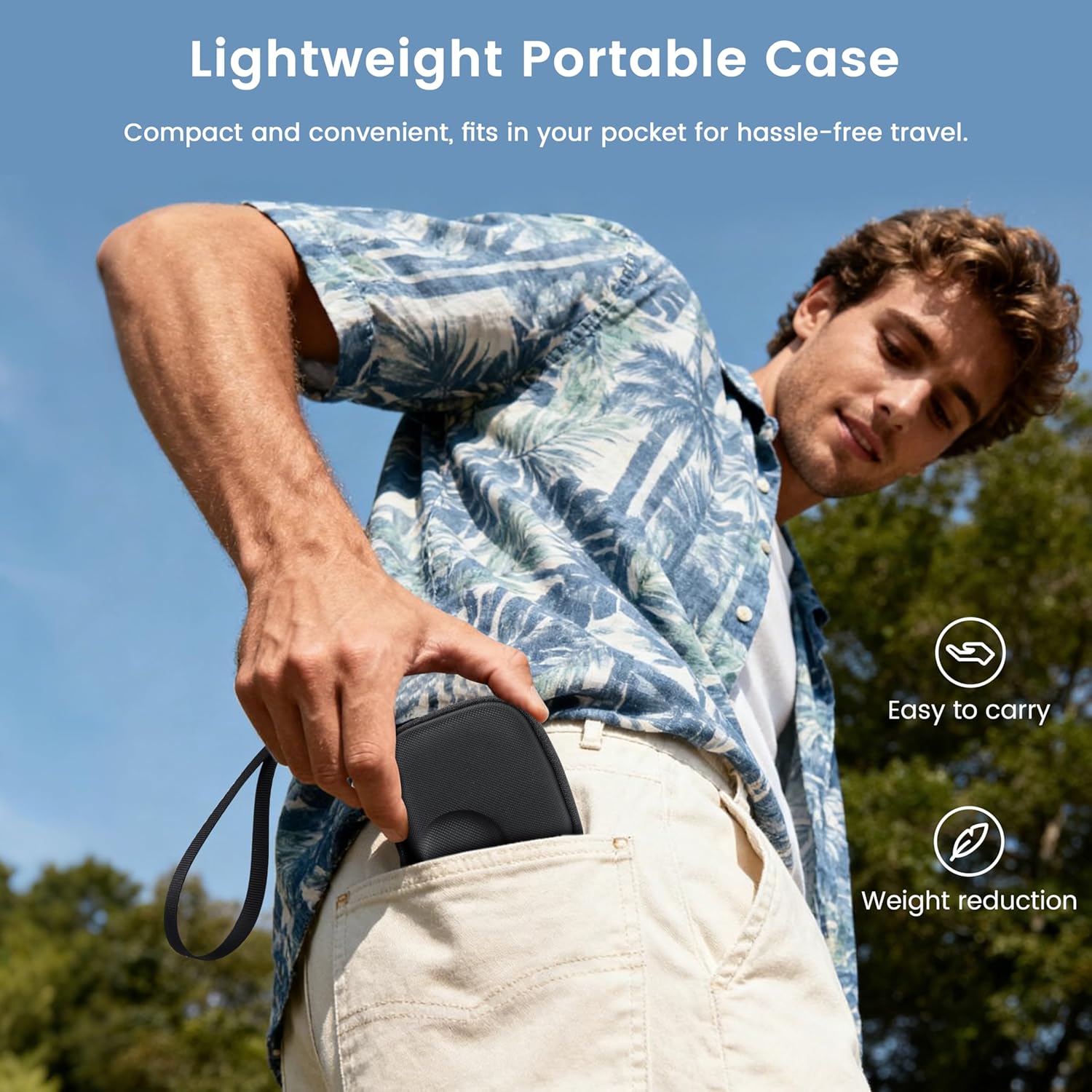 Detalle 2 de STARTRC PHOTO Osmo Nano Camera Bag – hard-shell portable case with wrist strap for DJI Osmo Nano accessories