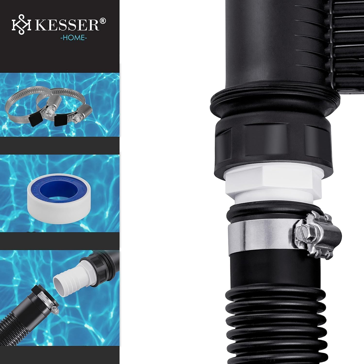 Thumbnail 2 de KESSER Solarkollektor Poolheizung 108x73 cm – Solarheizung für Pools bis 10.000 l, erweiterbar