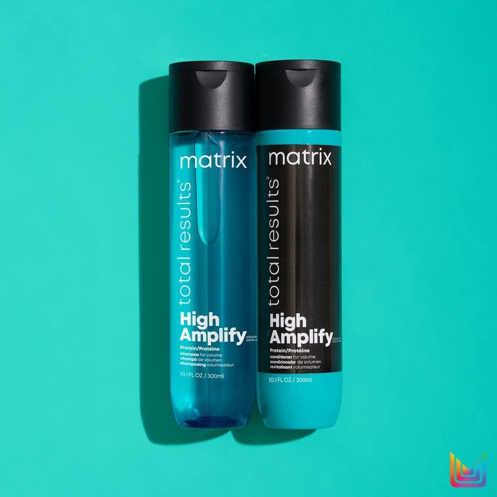 Detalle 1 de Matrix Kit High Amplify Shampoo 300 ml + Balsamo 300 ml – Volume per Capelli Fini