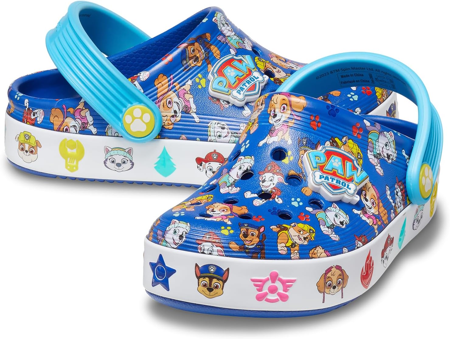 Detalle de Crocs Unisex Kid's Paw Patrol Off Court CLG T Clog