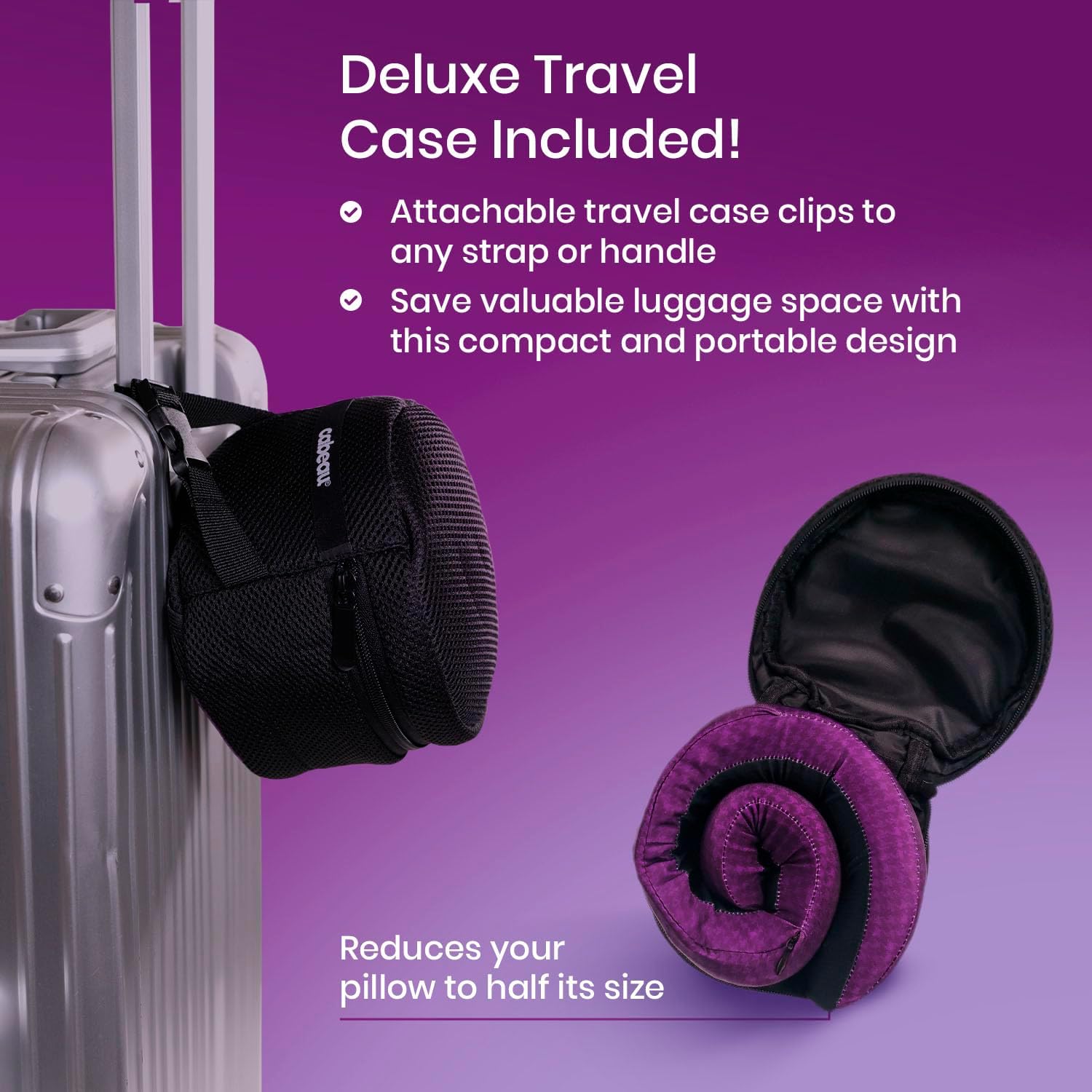 Thumbnail 6 de Cabeau Evolution Cool Travel Pillow: Air-Circulating Memory Foam Comfort for Neck Support