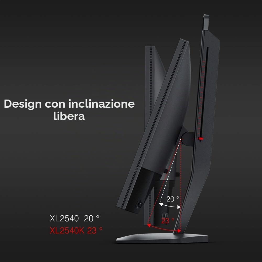 Thumbnail 2 de BenQ ZOWIE XL2540K monitor gaming eSports da 24" a 240 Hz (1080p, TN) con HDMI 2.0 e DisplayPort