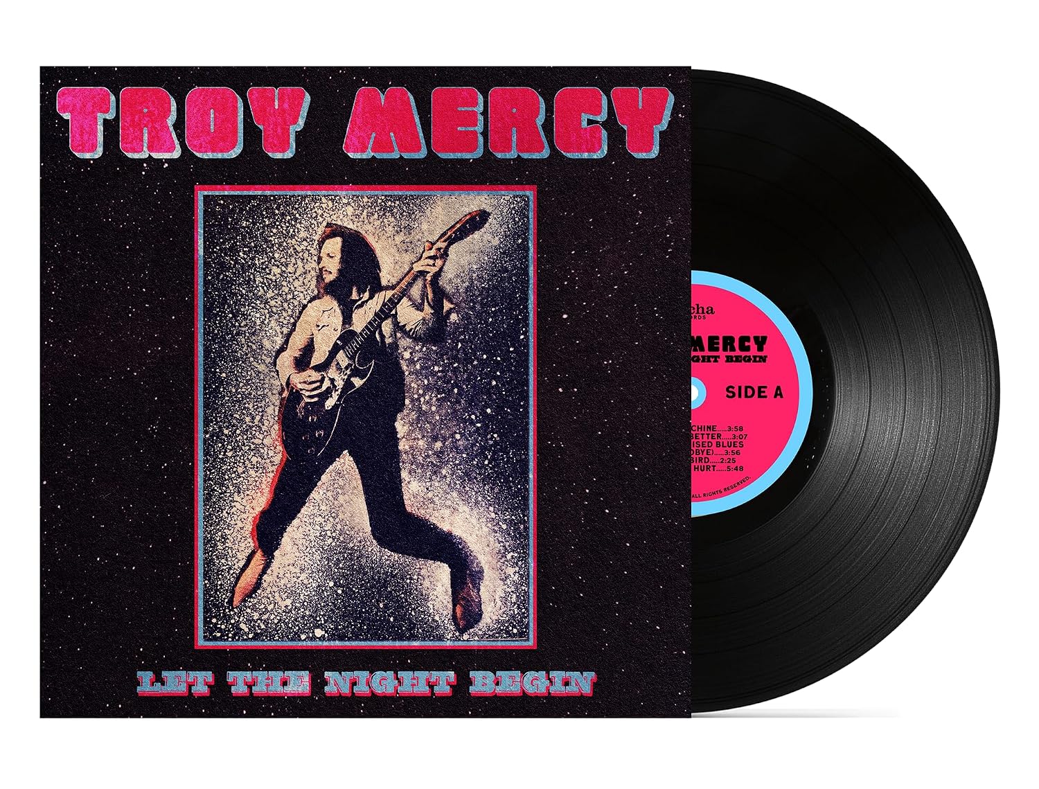 Detalle de Troy Mercy Let The Night Begin Vinyl Record