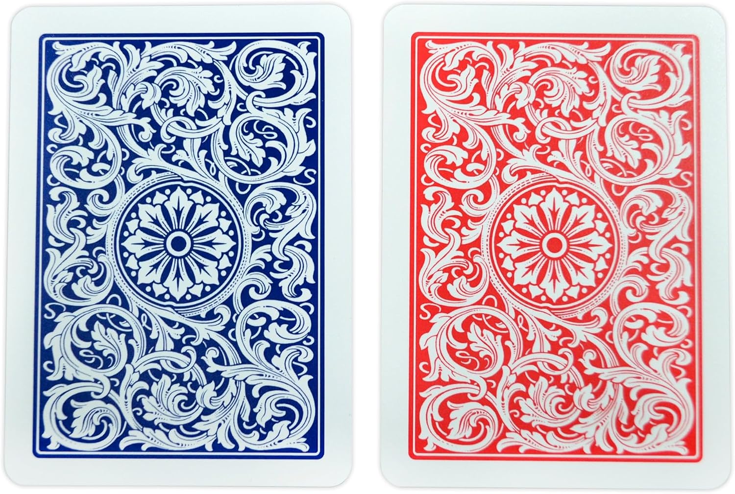 Thumbnail 2 de Copag 1546 Design – Jeu de Cartes à Jouer 100% Plastique, Taille Poker Jumbo Index (Rouge/Bleu) — 1 lot