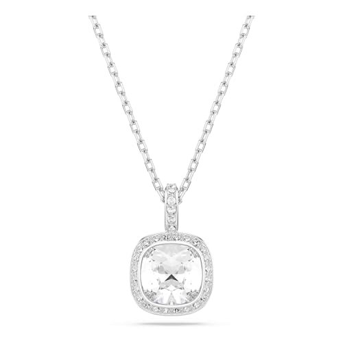 Thumbnail 3 de Swarovski Una Angelic Set: Cushion Cut Pendant & Studs in White Rhodium Plating