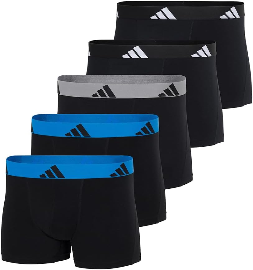 Detalle de adidas Active Flex Cotton – Lot de 5 boxers hommes en coton