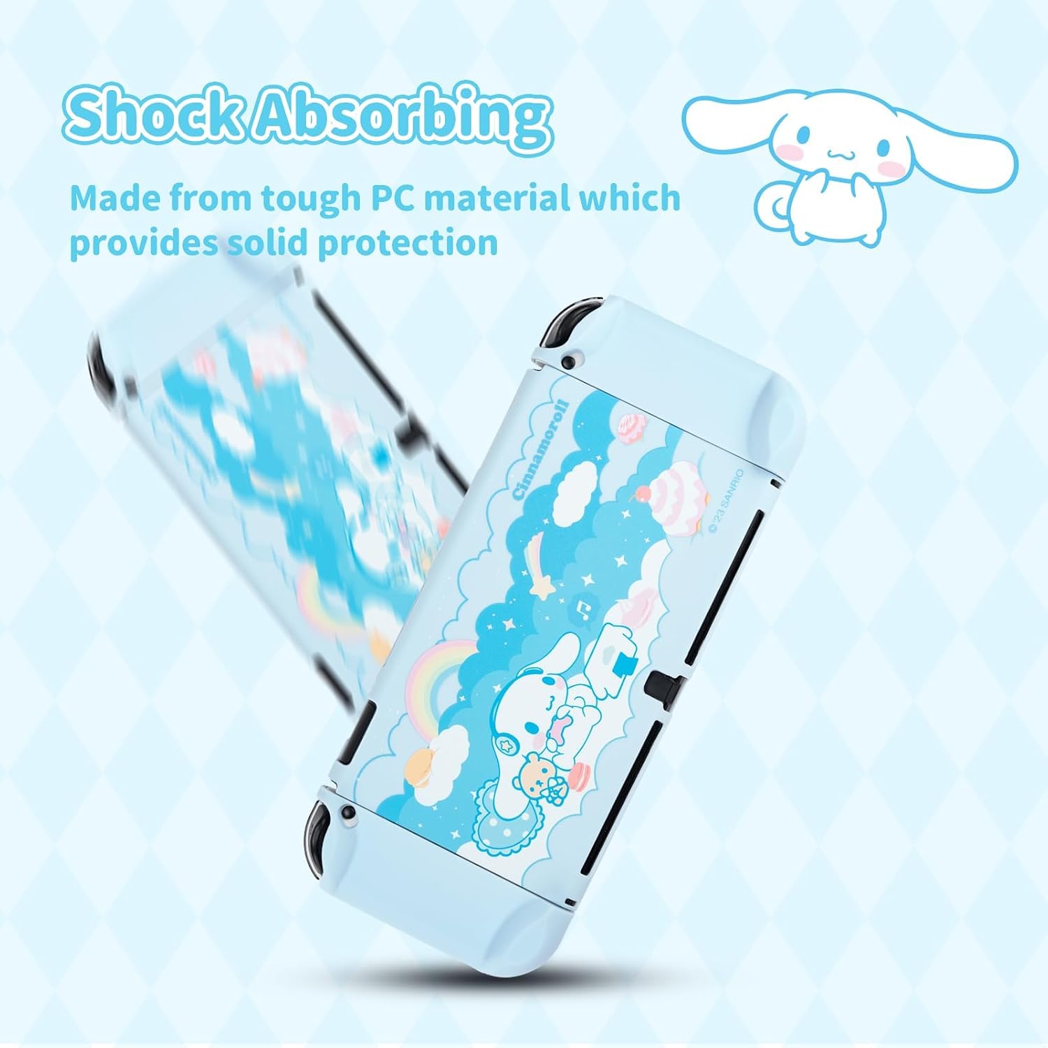 Detalle 2 de Switch OLED hard case, anti-scratch PC cover