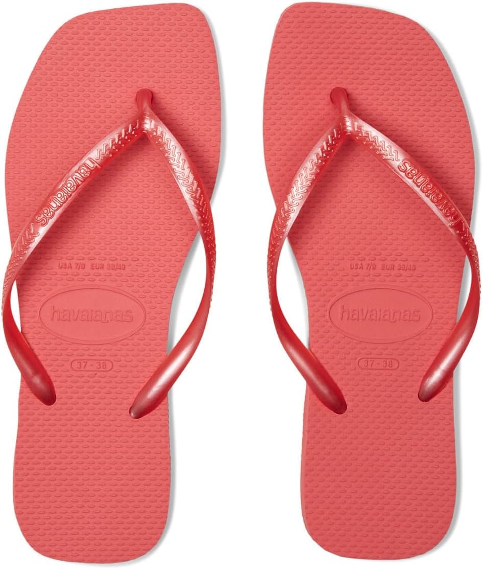 Imagen de Havaianas Women's Slim Square Solid Flip Flops, Black (7-8 Medium US) by Havaianas en OfertitasTOP