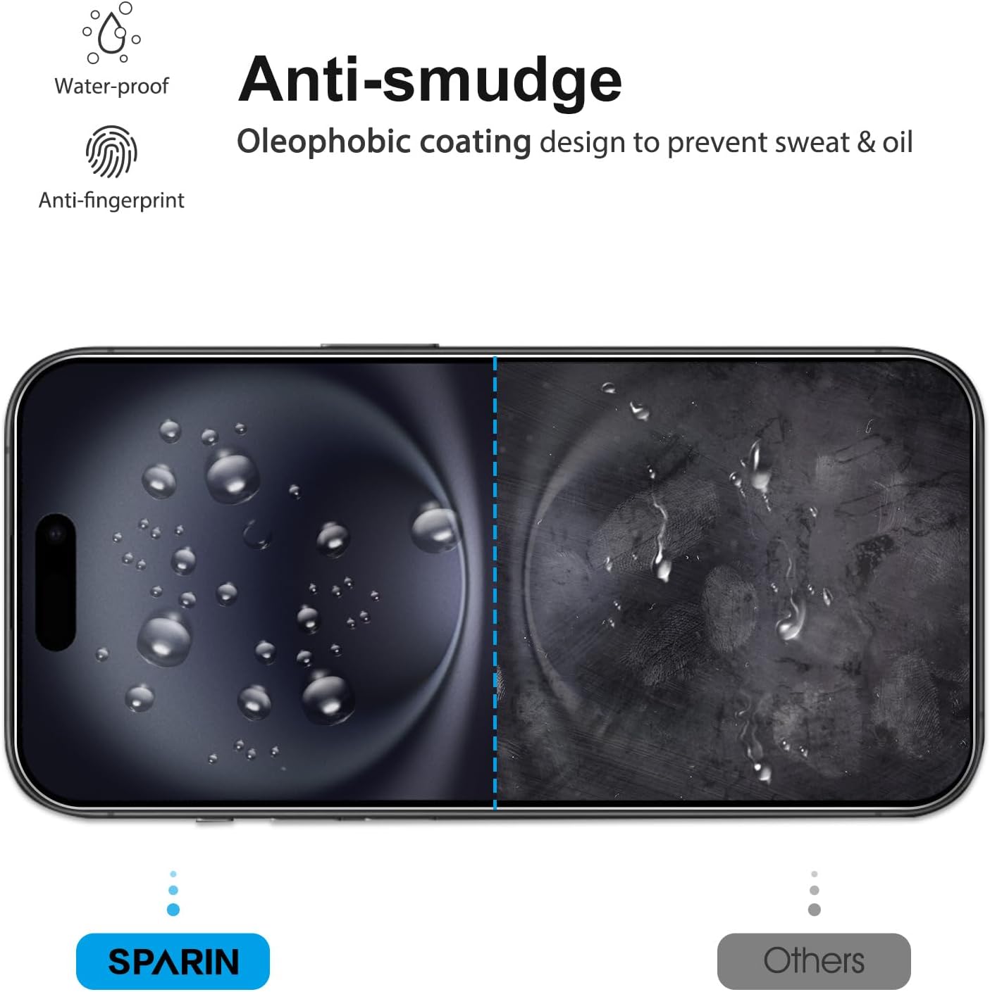 Thumbnail 2 de SPARIN Panzer Glas für iPhone 16 6,1 Zoll