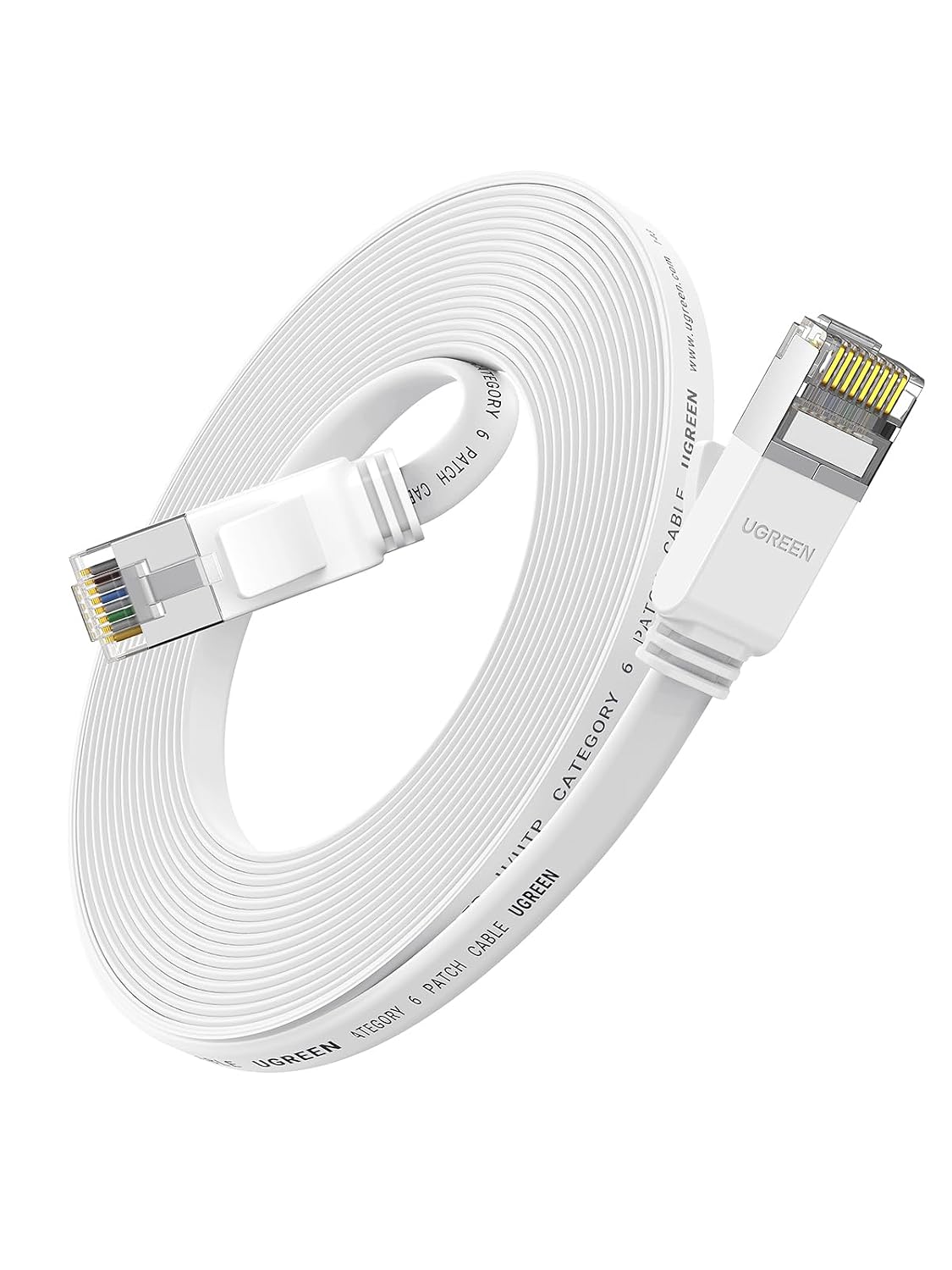 Thumbnail 6 de UGREEN Cavo Ethernet LAN RJ45 piatto Cat 6 Gigabit 1000Mbps – per Xbox, PS5, Switch, router e PC (30 m)