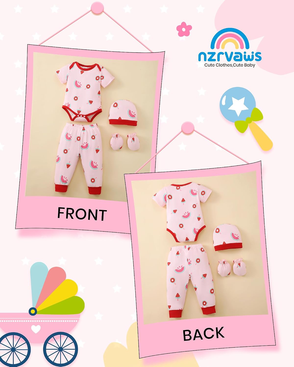 Detalle de NZRVAWS Baby Outfit Set, 0–18 Months