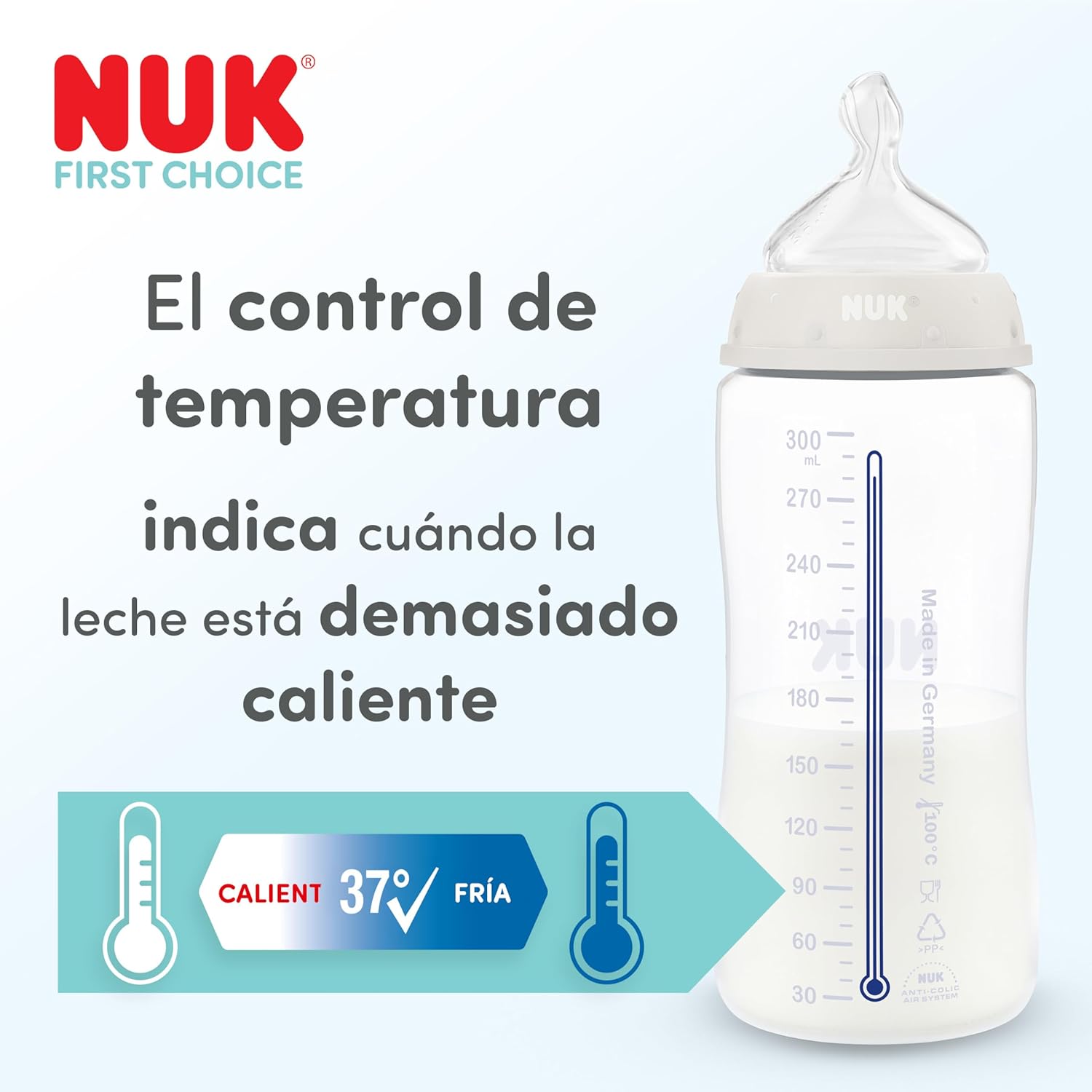 Thumbnail 4 de NUK First Choice Biberón 300 ml 3+ meses