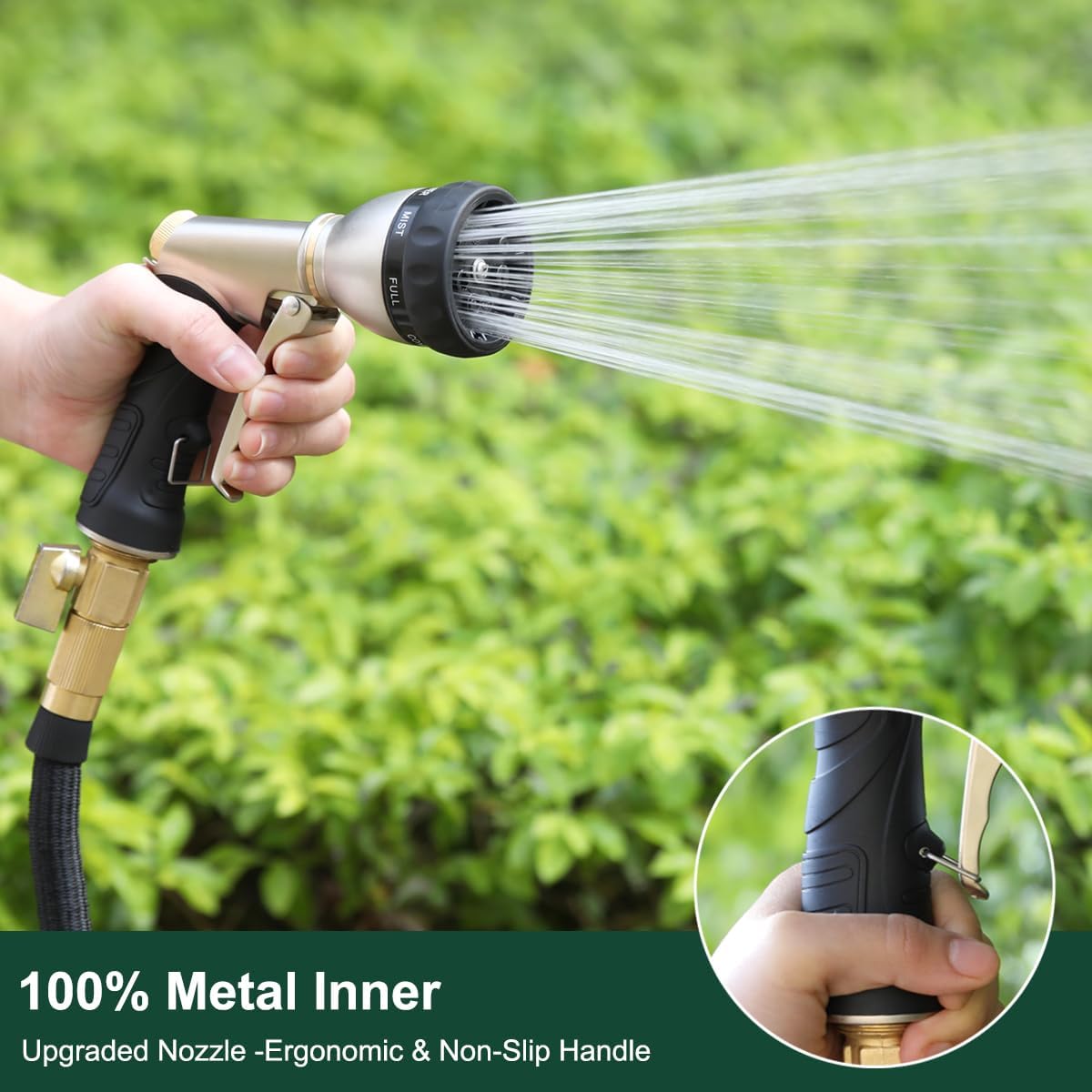 Thumbnail 1 de FANHAO Pistola de Jardín de Metal 🌼 7 Patrones de Riego