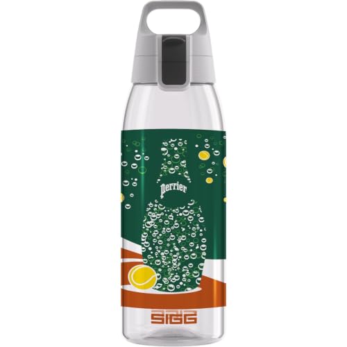 Detalle de SIGG Tritan Renew Transparent Water Bottle – Roland Garros Edition, 1 L