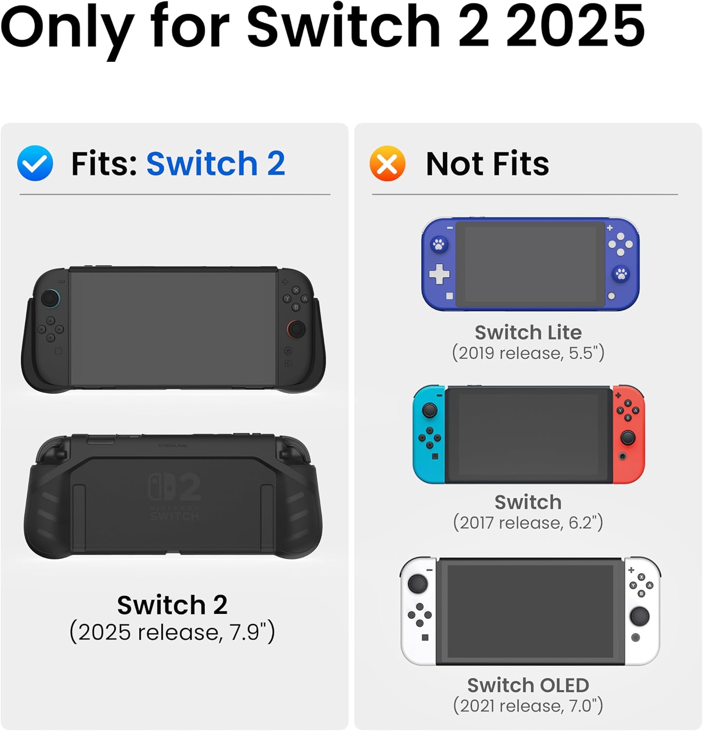 Detalle 2 de KIWIHOME P2 Dockable Case for Switch 2 2025