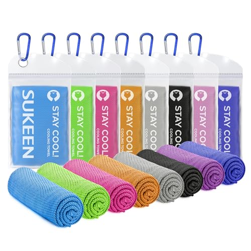 Sukeen Kühlendes Handtuch – Kühlhandtuch Cooling Towel für Training und Alltag