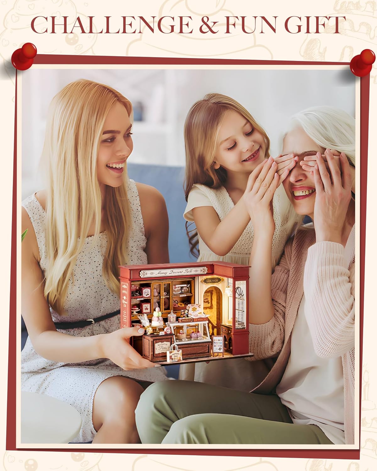 Thumbnail 5 de Rolife Miniature Kit Conversation Dessert au Miel 4h