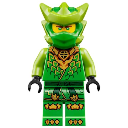 Detalle de LEGO Ninjago Pack de Combate: Meca Dragón de Lloyd (71862) – Figura articulada, 3 minifiguras y armas para jugar y decorar