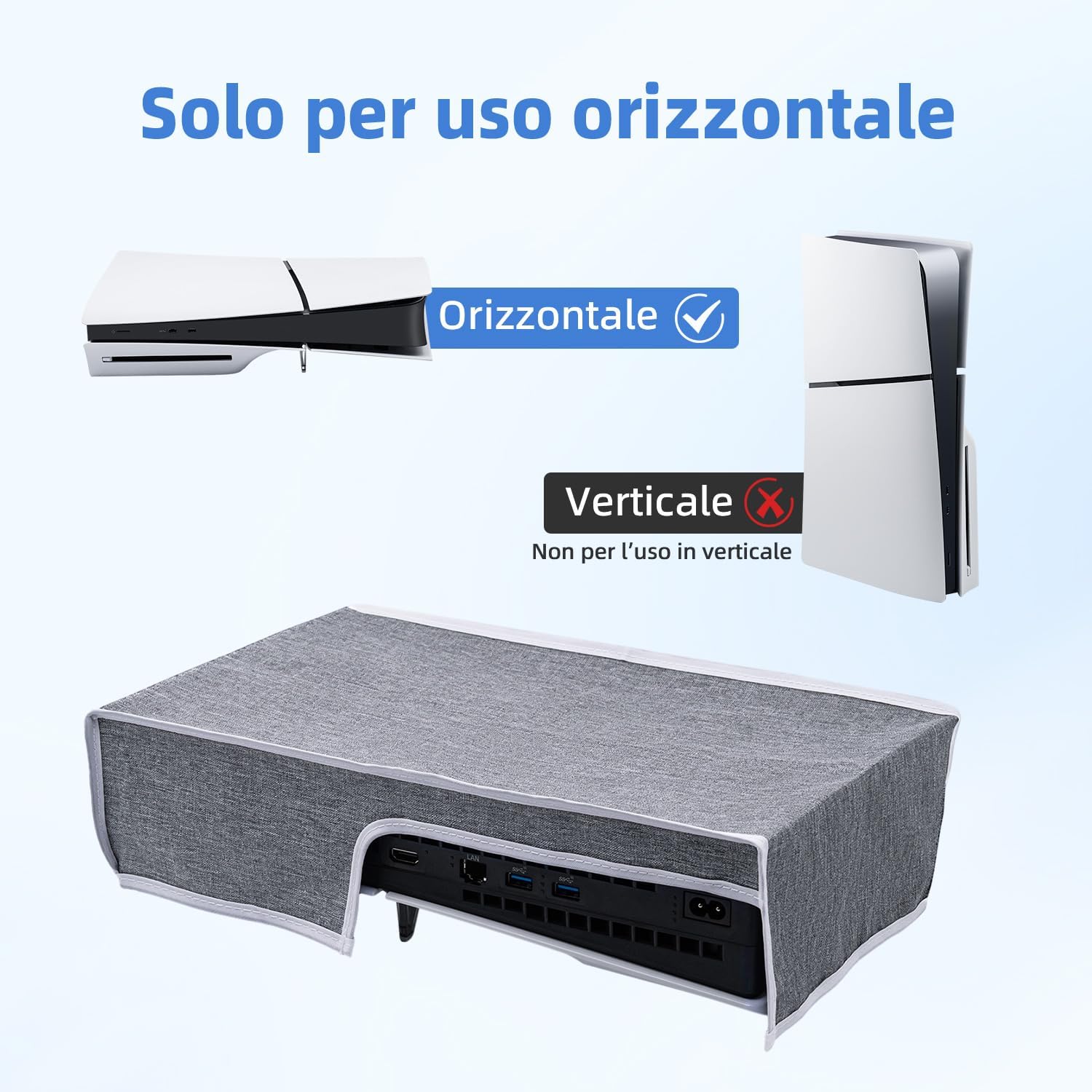 Thumbnail 3 de Mcbazel Copertura Antipolvere per PS5 Slim