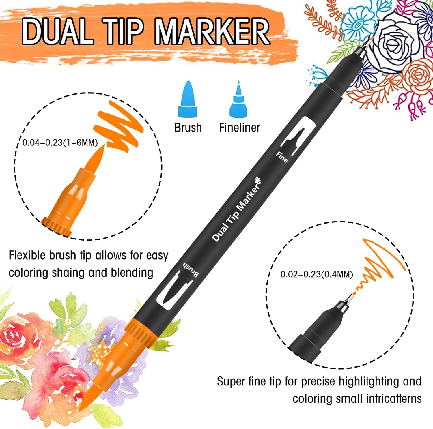 Thumbnail 5 de Gunsamg 80 Rotuladores Lettering 🎨 Punta Pincel