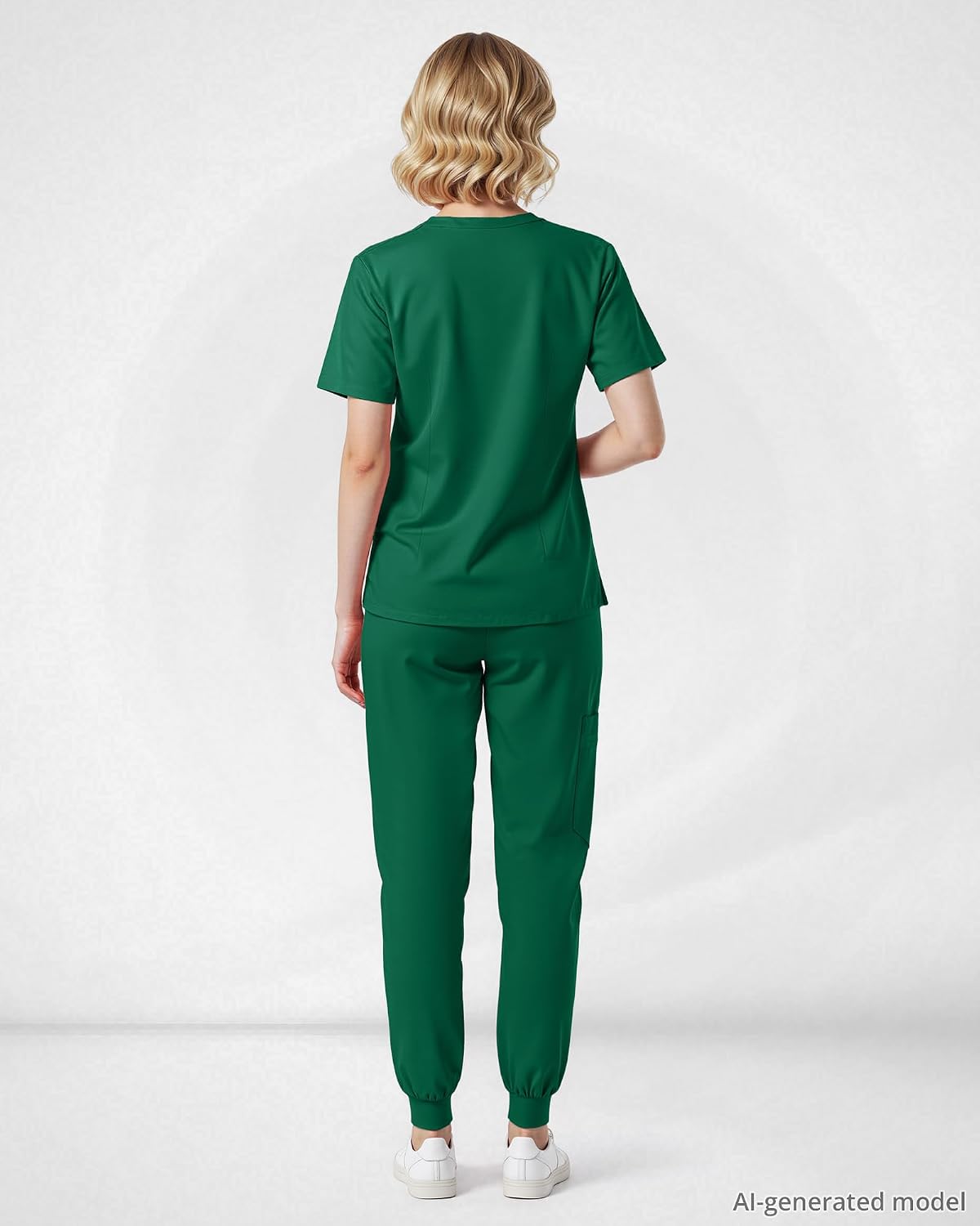 Detalle 2 de Eipnare Women's Scrub Set with 9 Pockets
