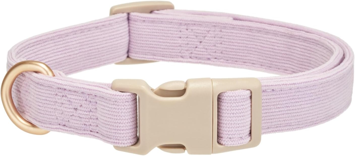 Thumbnail 6 de YUDOTE Soft Corduroy Dog Collar with Plastic Clip – Comforty and Adjustable for Medium Dog, Blue