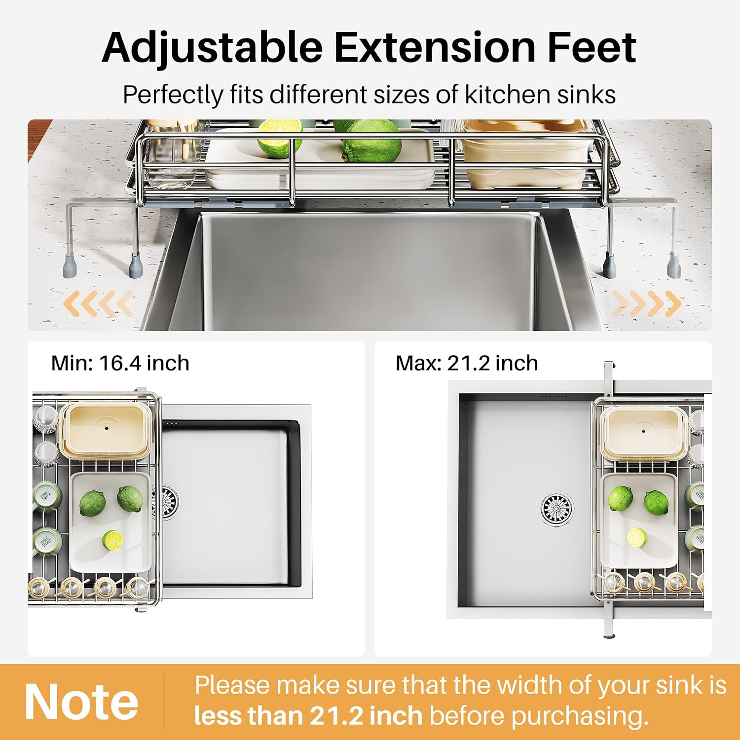 Thumbnail 6 de SNTD Dish Drying Rack, Stainless Steel