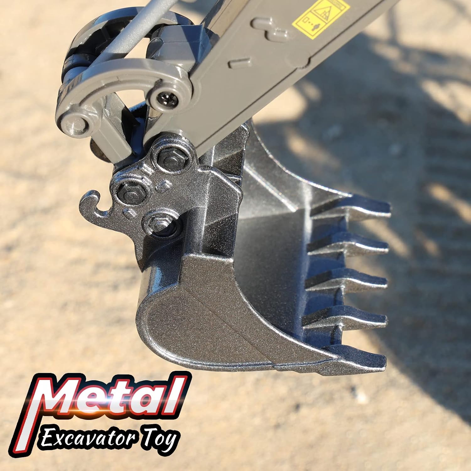Thumbnail 4 de DDAI RC Excavator Toy with Metal Shovel