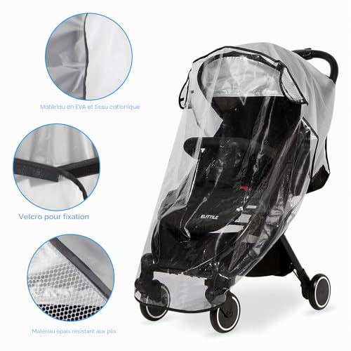 Thumbnail 2 de Hrzeem Habillage Pluie Universelle pour Poussette – Protection météo complète