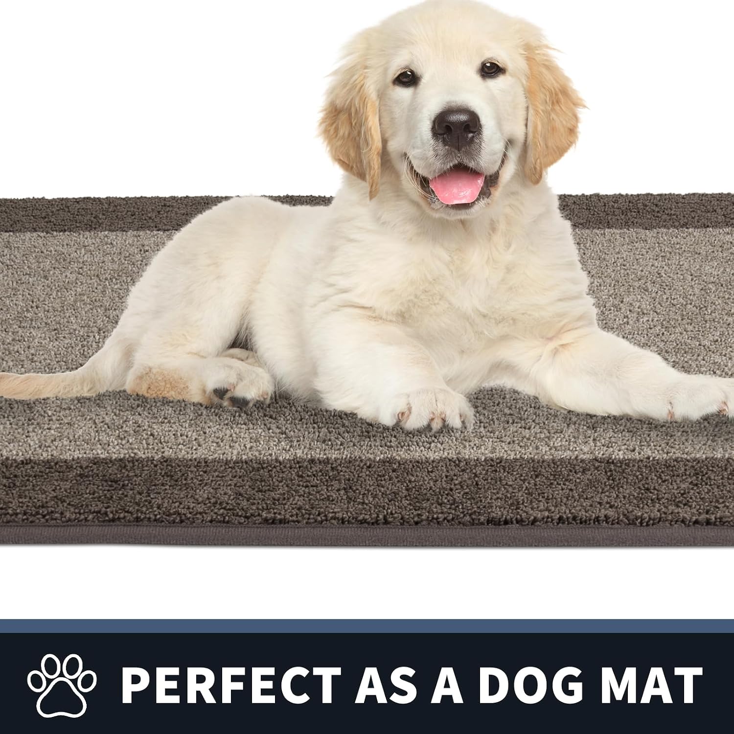 Detalle de Purrugs Dirt Trapping Door Mat 24" x 36" — Non-Slip, Washable Entry Mat for Muddy Shoes & Pet Paws