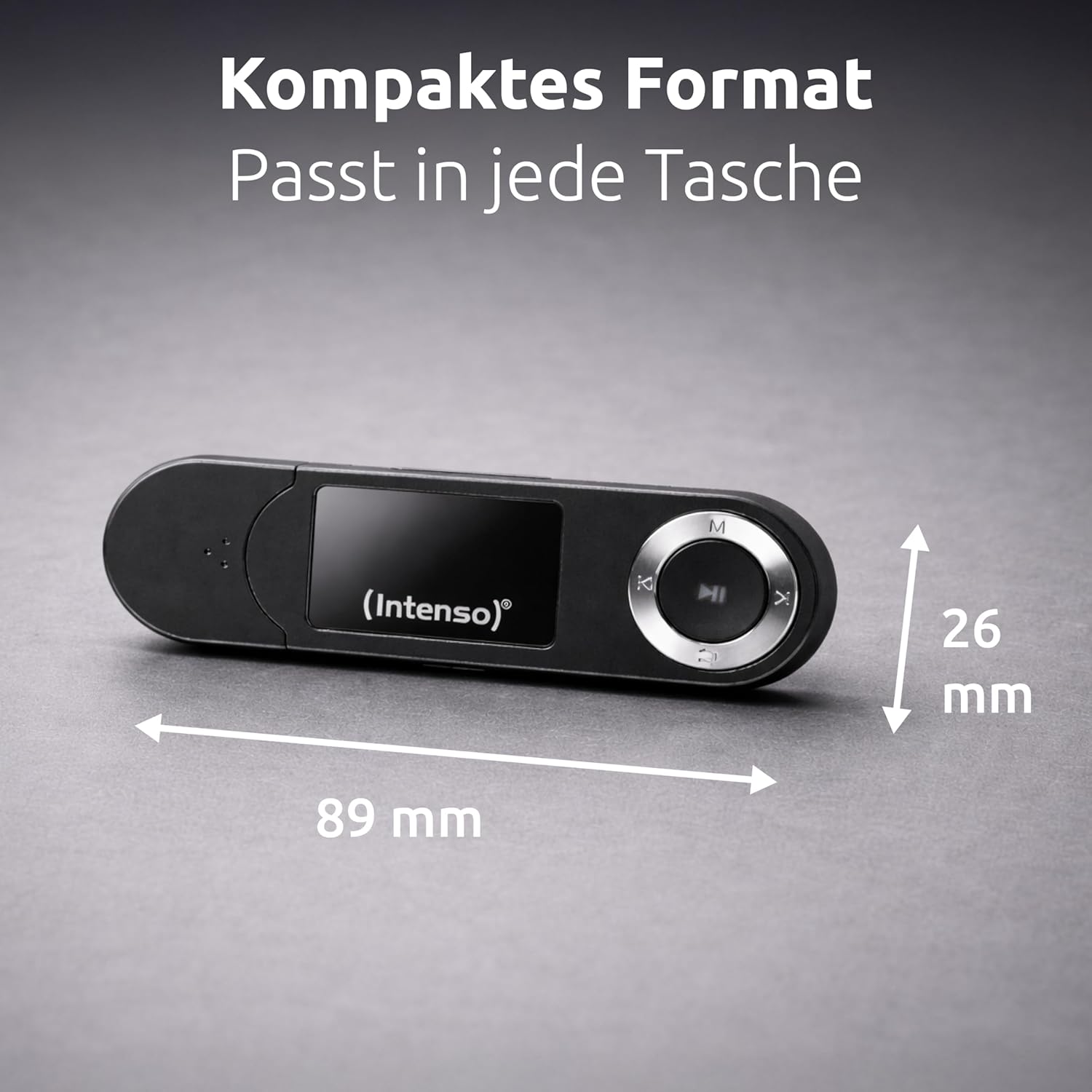 Thumbnail 6 de Intenso Music Walker Lecteur MP3 64 Go noir avec écran LCD, microSD et casque