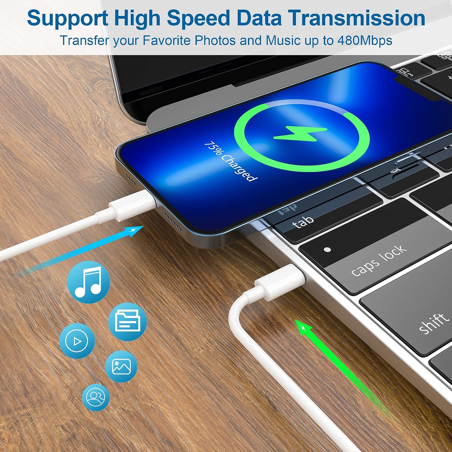 Thumbnail 3 de USB C to Lightning Cable 3ft 4-Pack fast charging cord