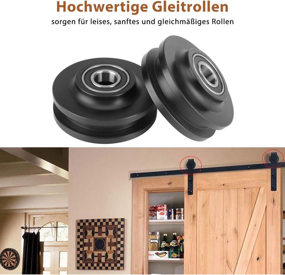 Thumbnail 3 de Schiebetürbeschlag Doppeltür 244 cm für Scheune