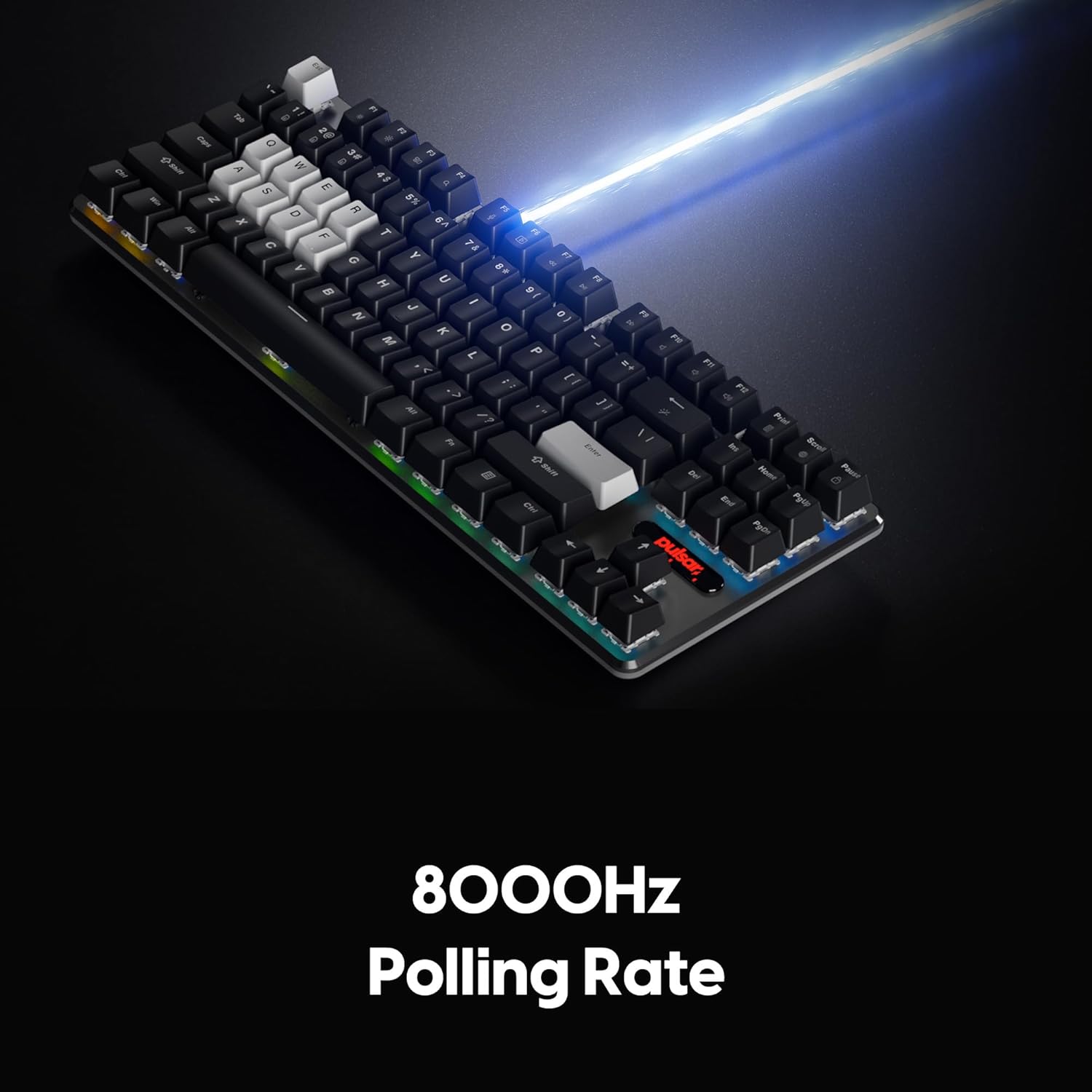 Thumbnail 4 de Pulsar Gaming Gears PCMK 2 HE TKL Salon Effect — clavier de jeu magnétique à déclenchement rapide, RGB