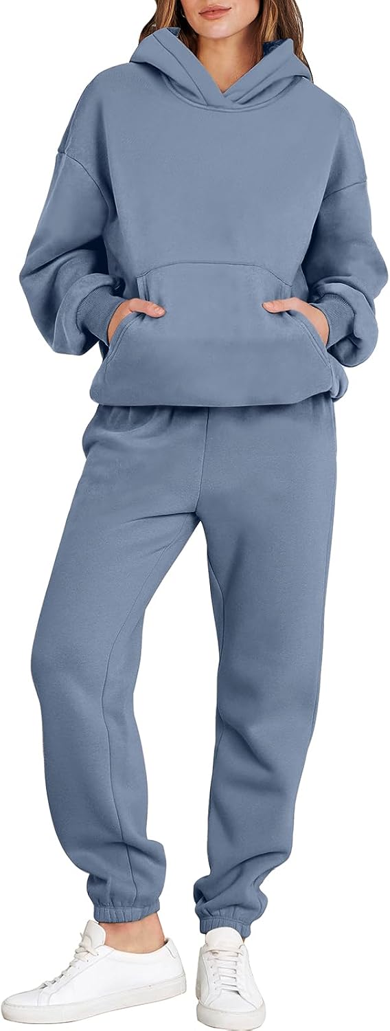 Detalle de ANRABESS 2-Piece Tracksuit Oversized Hoodie