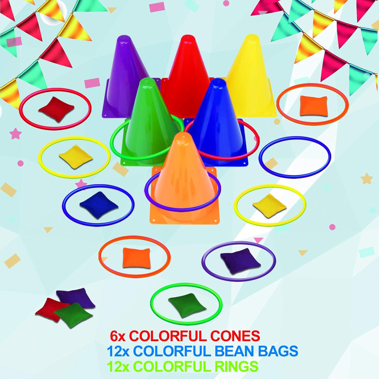 Detalle 2 de unanscre 31PCS Carnival Games Set
